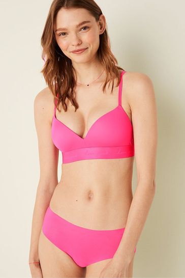 Buy Victoria's Secret PINK Carpri Pink Smooth Non Wired Push Up T-Shirt Bra  from Next Lithuania