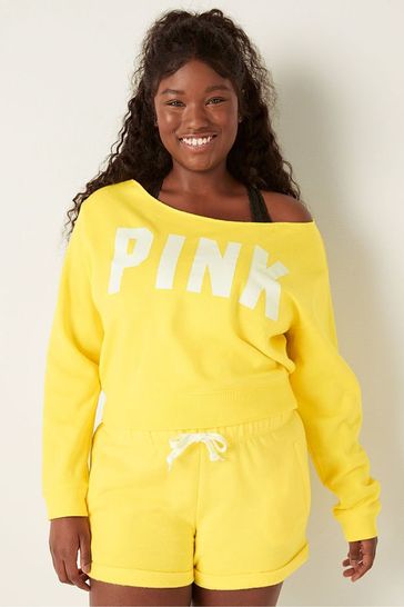 Victoria secret off discount the shoulder sweatshirt