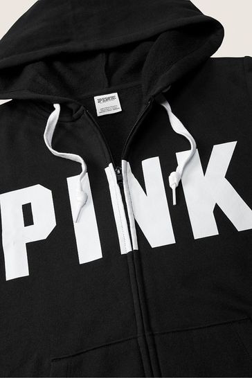 Victoria secret pink black jacket outlet