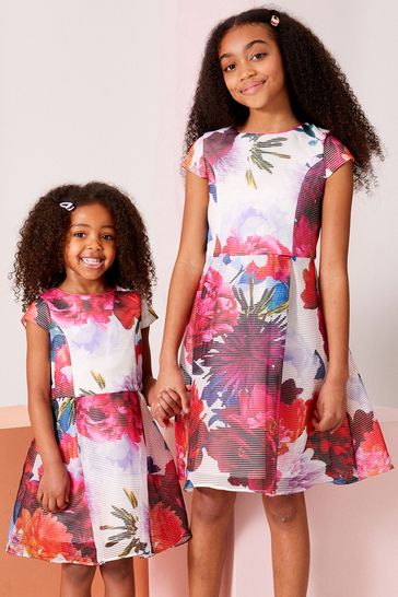 Buy Lipsy Red Cap Sleeve Occasion Dress from Next Luxembourg