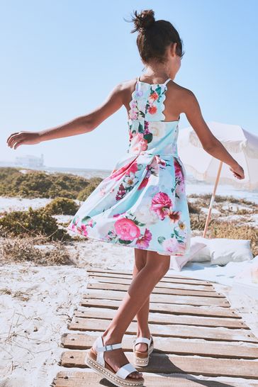 Lipsy girl scuba cheap floral print dress