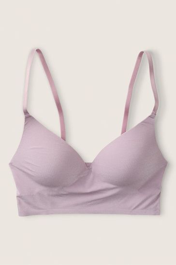 Buy Victoria s Secret PINK Dreamy Lilac Purple Smooth Non Wired Push Up Bralette from Next Ireland