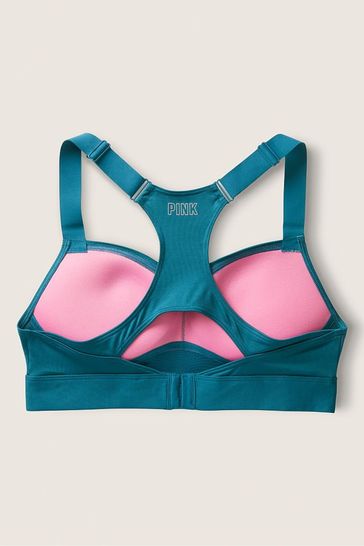 Buy Victoria's Secret PINK Blue Coral Medium Impact Push Up Sports
