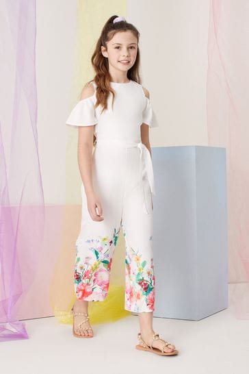 Lipsy floral discount culotte jumpsuit