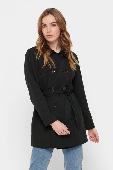 ONLY Black Trench Coat