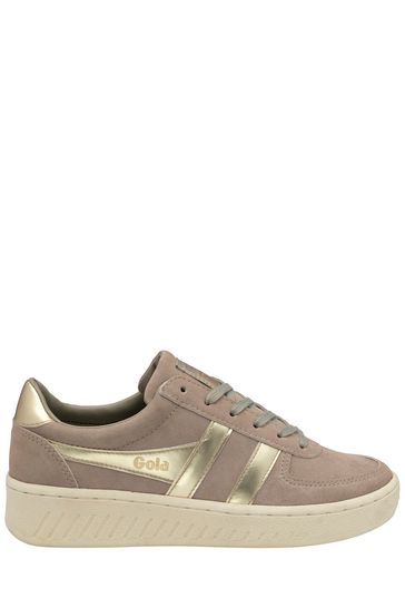 Gola Grey Ladies' Grandslam Pearl Lace-Up Trainers