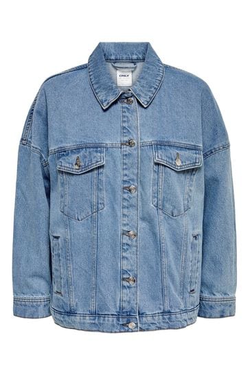 Next oversized denim jacket clearance
