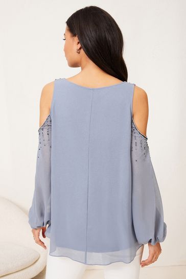 Lipsy cold shop shoulder top