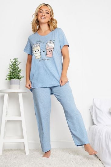 Wide leg pyjama set online