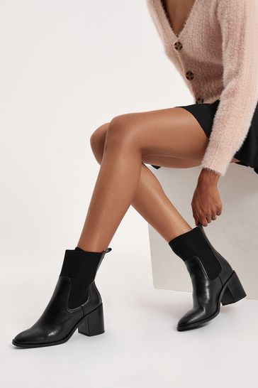 Block heel bootie online