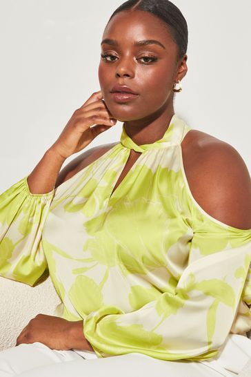 Cold shoulder long sleeve discount