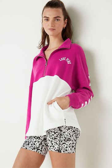 Buy Victoria s Secret PINK Varsity Half Zip from Next Luxembourg