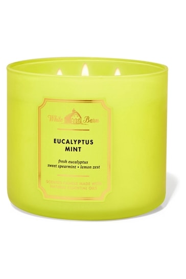 Bath & Body Works EUCALYPTUS MINT Eucalyptus Mint 3 Wick Candle 411g