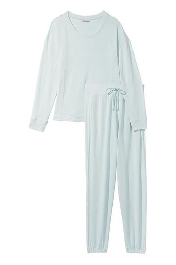 Buy Victoria s Secret Tiffany Blue Modal Long Pyjamas from Next Sweden