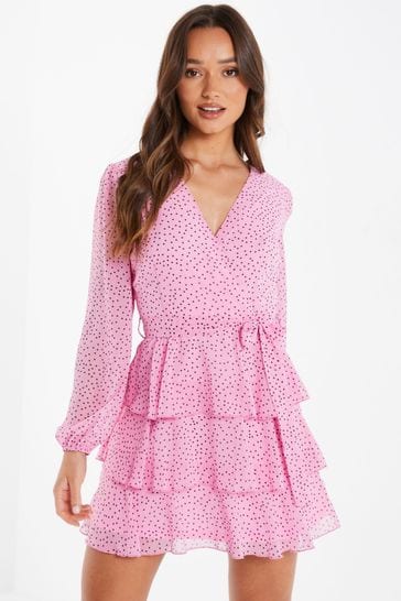 Quiz polka deals dot dress
