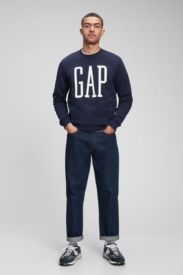 Blue 2024 pullover sweatshirt