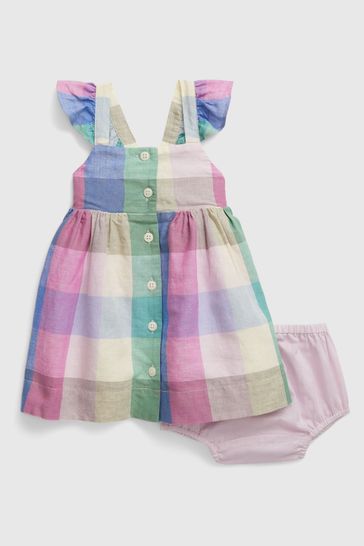 Buy Gap Black Baby Plaid Tank Dress from Next Luxembourg