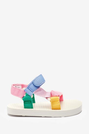 Buy Gap Multi Baby Canvas Strap Sandals from Next Luxembourg