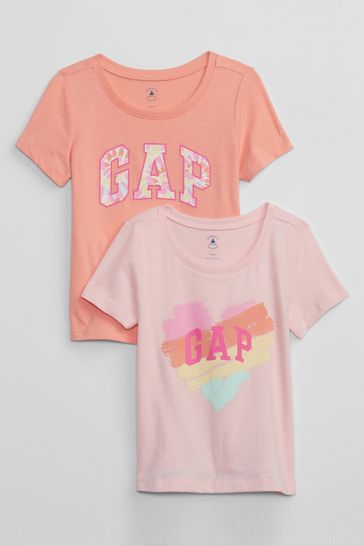 Buy Gap Toddler Logo T-Shirt 2 Pack from Next Ireland
