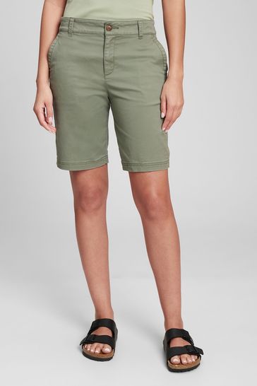 High waisted bermuda shorts cheap