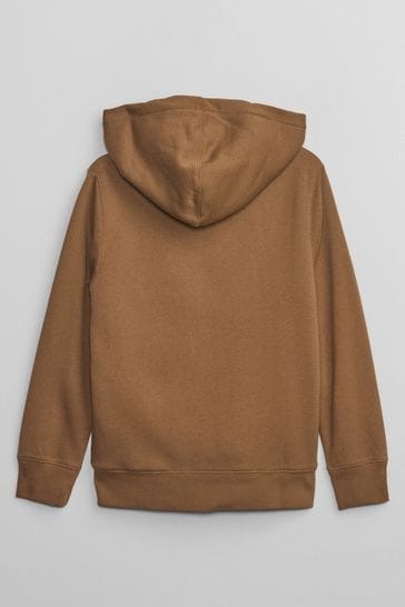 Brown sherpa hoodie hot sale