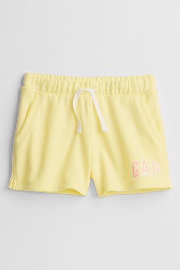 Gap Yellow Logo Pull-On Shorts