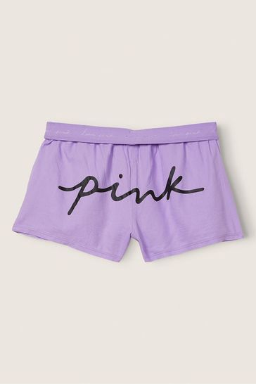 Buy Victoria's Secret PINK Lavender Love Purple Flannel Pyjama Short from  Next Luxembourg