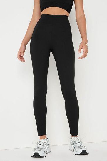 Victoria secret pink black leggings discount