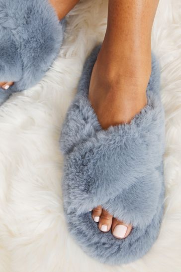 Lipsy cross hotsell strap slipper