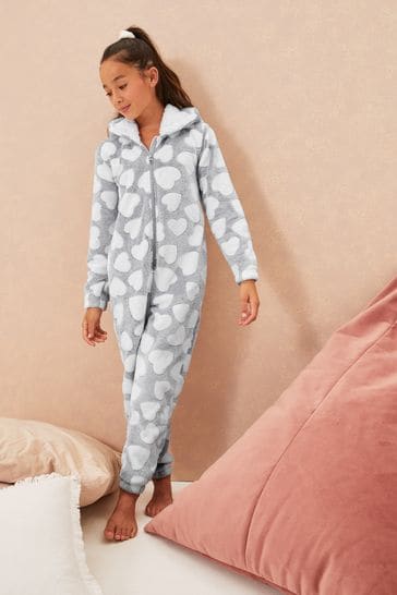 Buy Lipsy Grey Cosy Onesie from Next Ireland