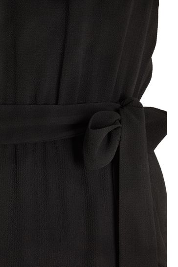 Quiz black wrap bardot dip best sale hem dress