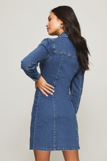 Petite denim dresses online
