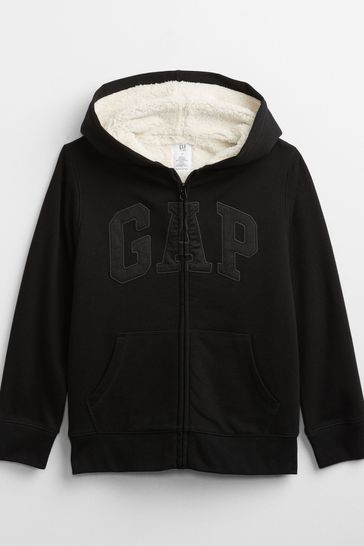 gap fur lined hoodie