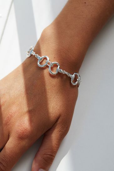 Buy Jon Richard Silver Snaffle Bracelet from Next Luxembourg