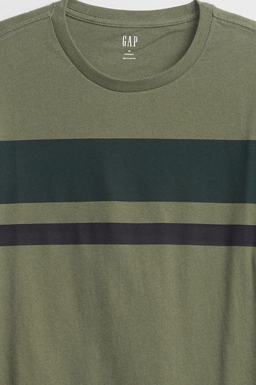 Gap Desert Cactus Everyday Stripe T Shirt
