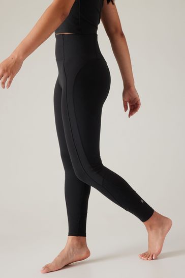 Athleta top leggings black