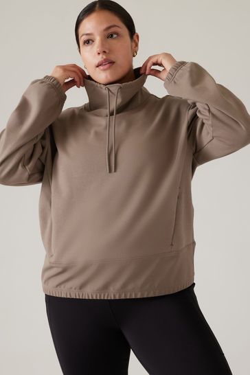 Athleta funnel 2024 neck sweatshirt
