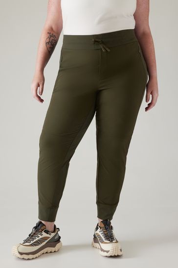 Athleta green 2025 joggers
