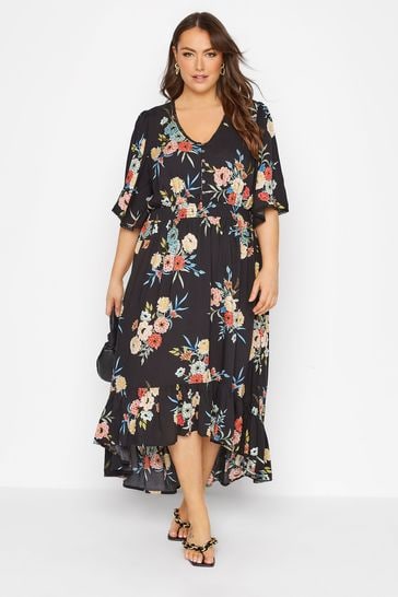 Buy Yours Curve Hi Lo Floral Dress from Next Ireland