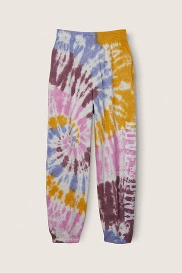 Buy Victoria's Secret PINK Tie Dye Pink Fleece Jogger from Next Luxembourg