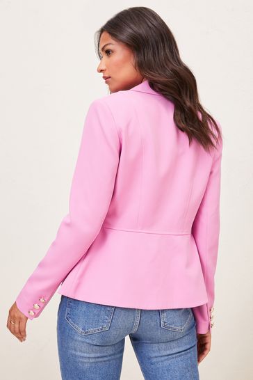 Lipsy military tailored button blazer top