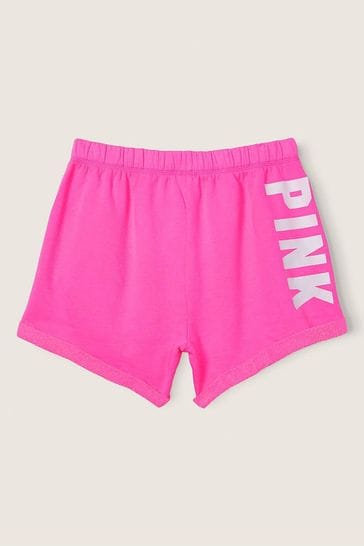 Buy Victoria s Secret PINK Atomic Pink Logo Lounge Short from Next