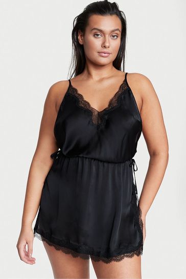 Black satin slip outlet