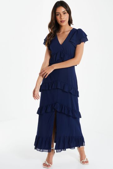 Buy Quiz Frill Layered Midaxi Dress from Next Ireland