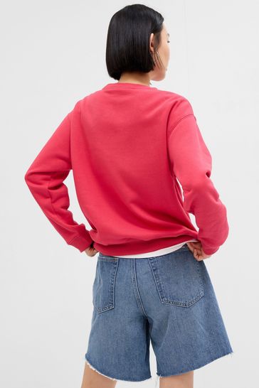 Burgundy crew cheap neck sweatshirt