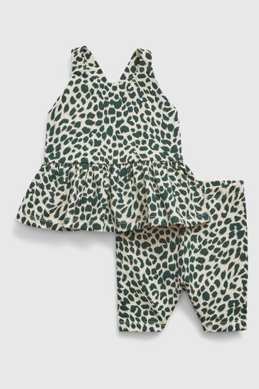 2 piece leopard outfit sale