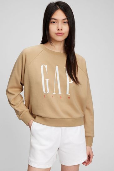 Gap Beige Vintage Soft Sweatshirt