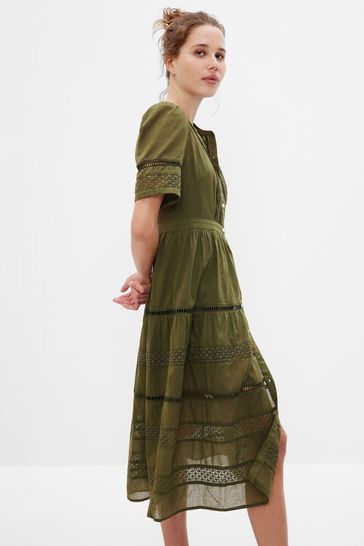 Gap online green dress