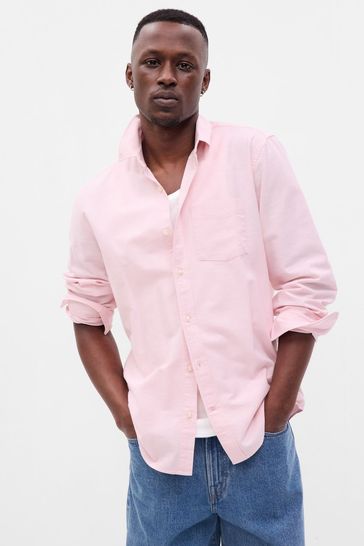 Buy Gap Pink Classic Oxford Shirt in Standard Fit from Next Luxembourg
