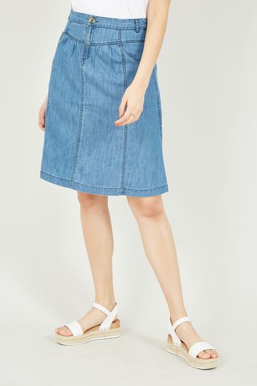 Yumi shop denim skirt